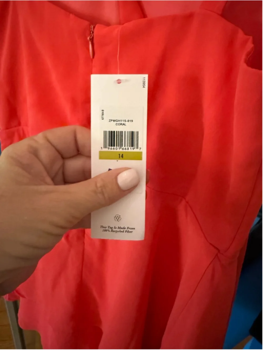 Women's Zac Posen Coral Romper Size 14 - Picture 7 of 7